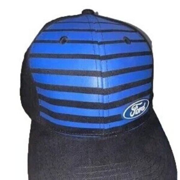 Ford Blue & Black C-Flex Fitted Cap Size L/XL - Picture 1 of 4